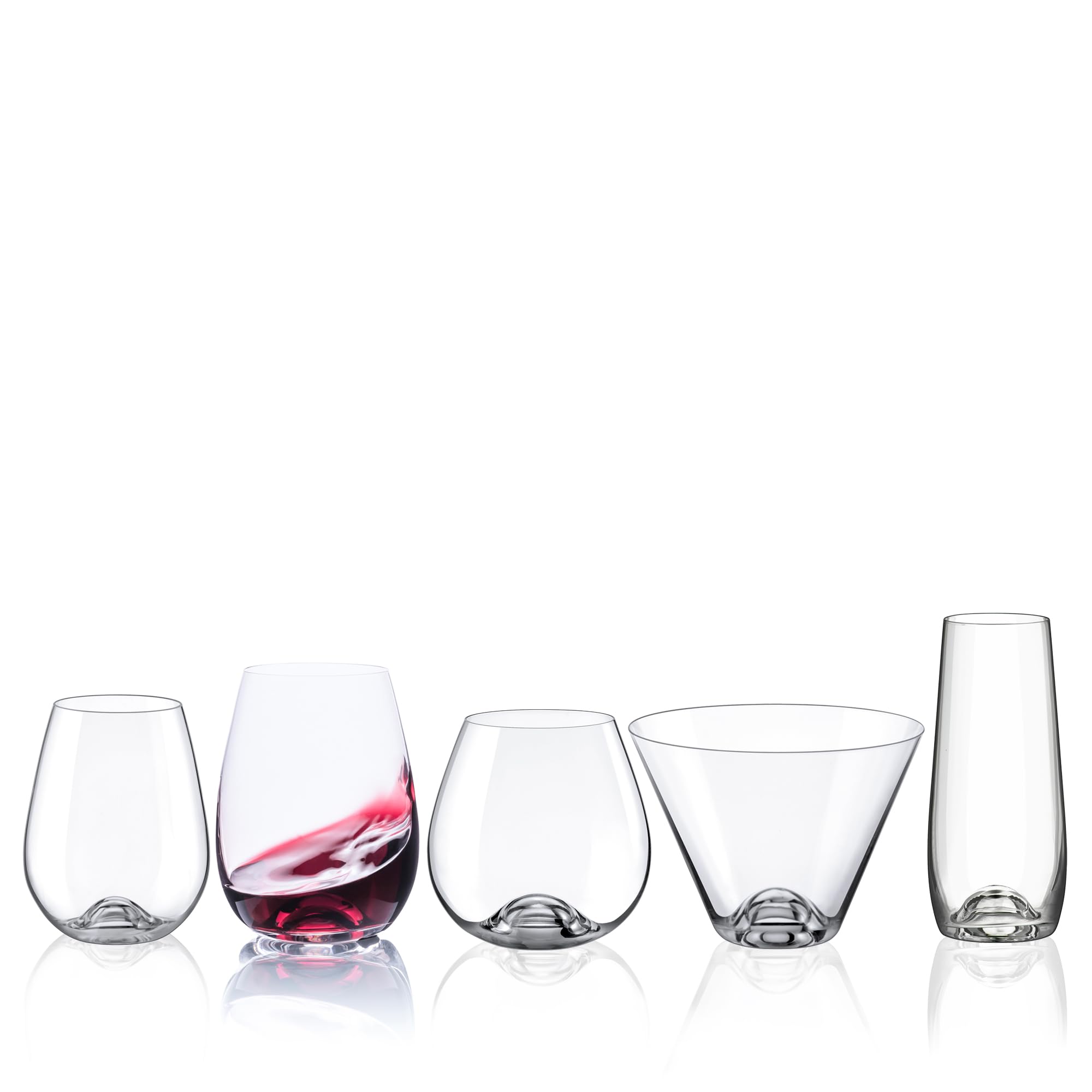 Amazon.co.jp: RONA Drink Master # 3 ステムレスワイングラス | 4個